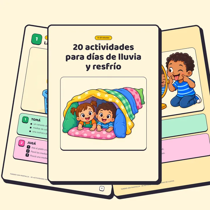 20 Actividades para días de lluvia y resfrío